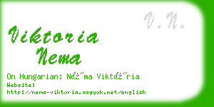 viktoria nema business card